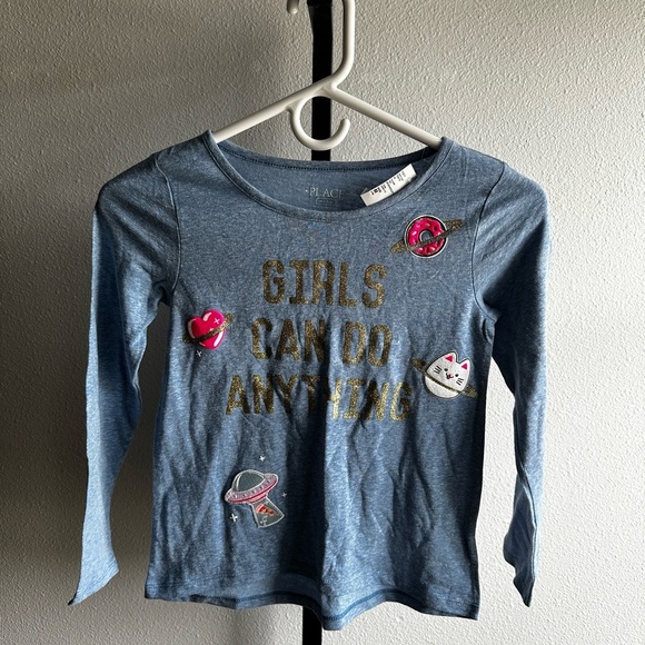 The Children's Place Blue Long Sleeve Shirt - Picture 1 of 5